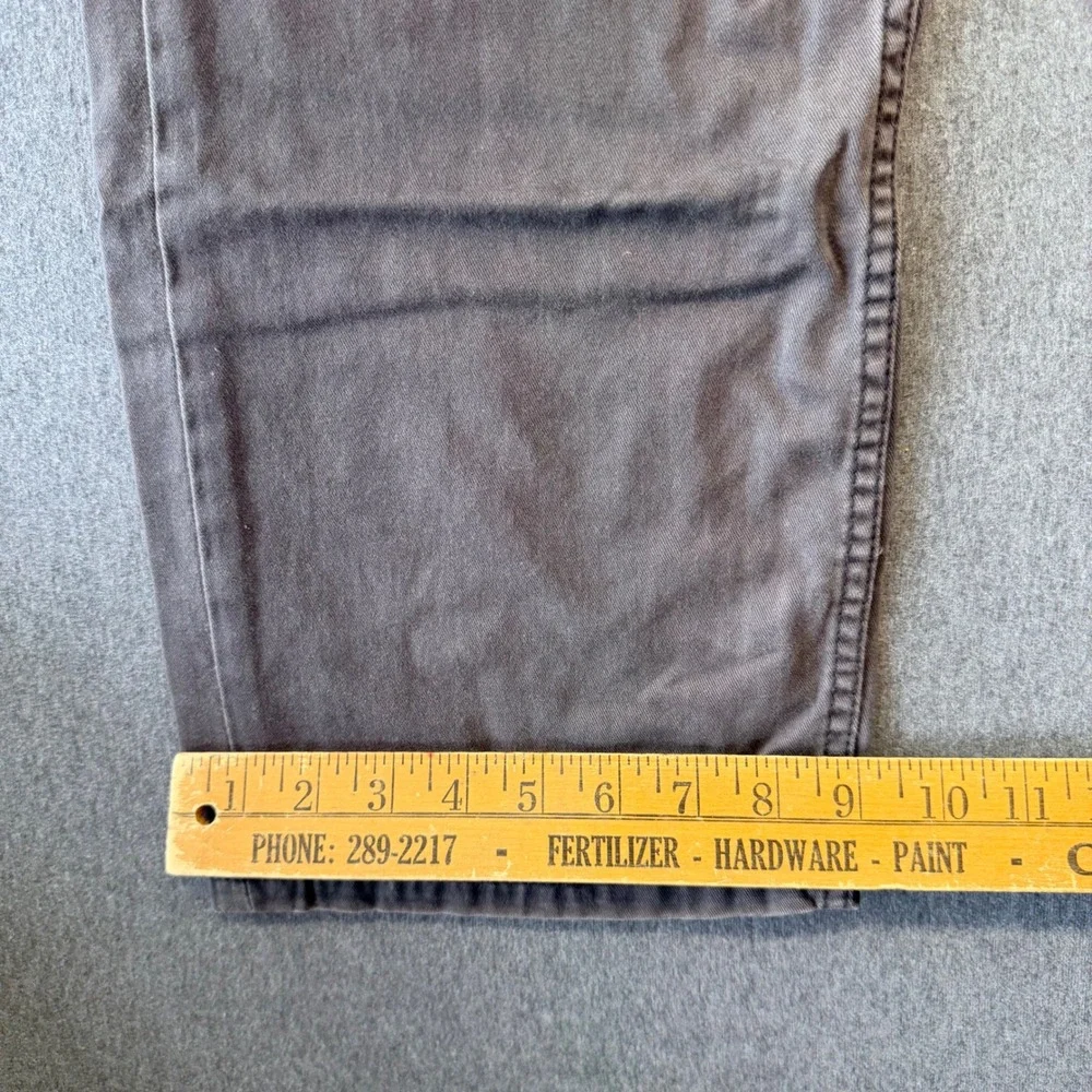 Levis 514 Straight Fit Pants Mens 36x30 Charcoal Grey Silver Tab